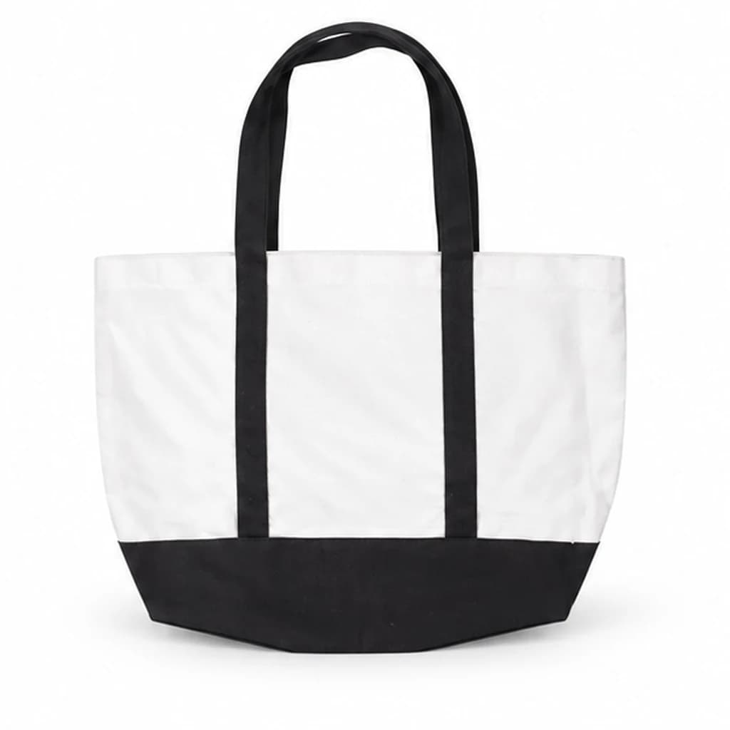 Contrast Handle Tote Bag, image 2