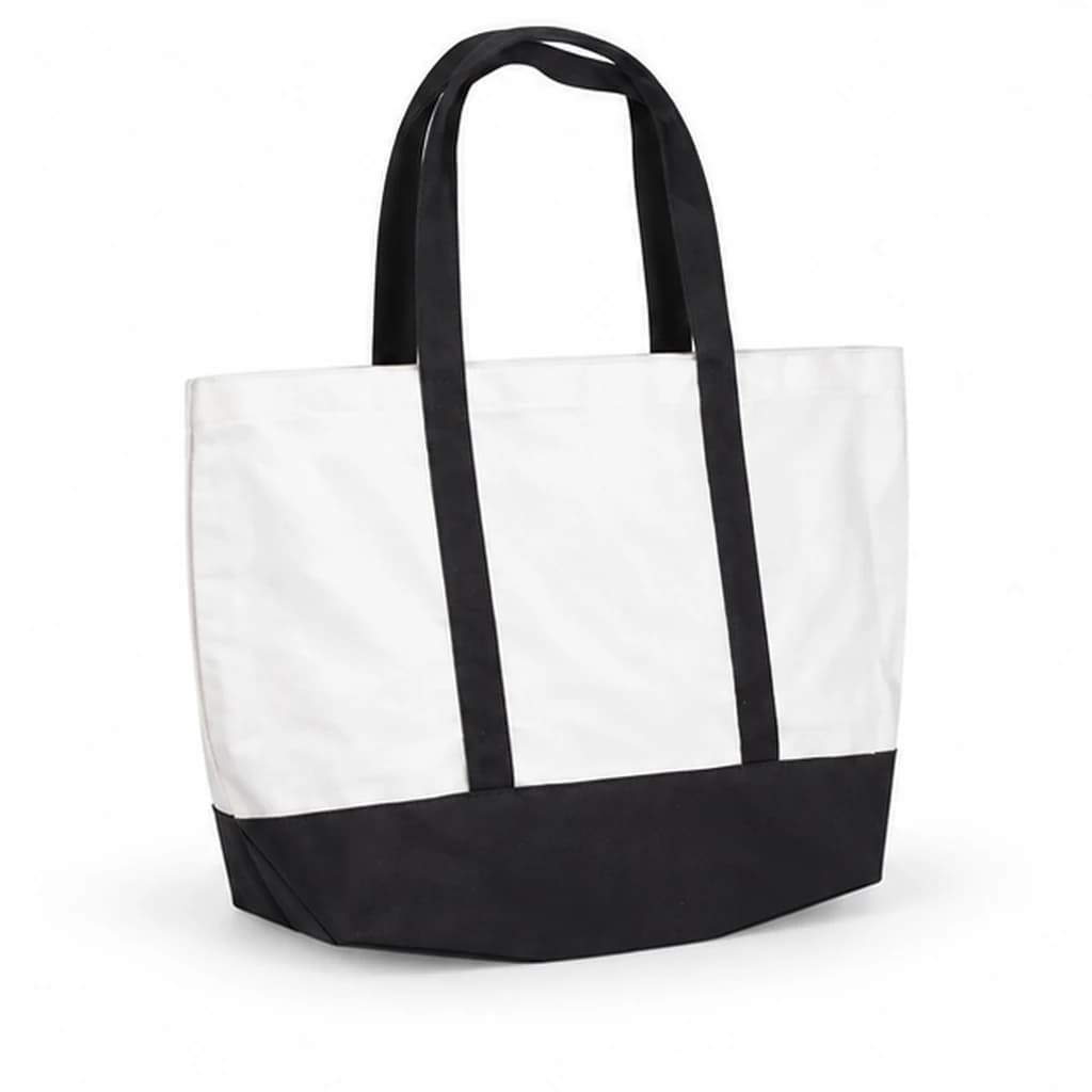 Contrast Handle Tote Bag, image 3
