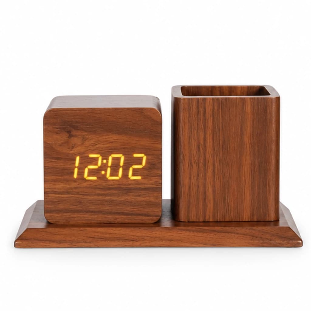 Wooden Digital Clock, image 1
