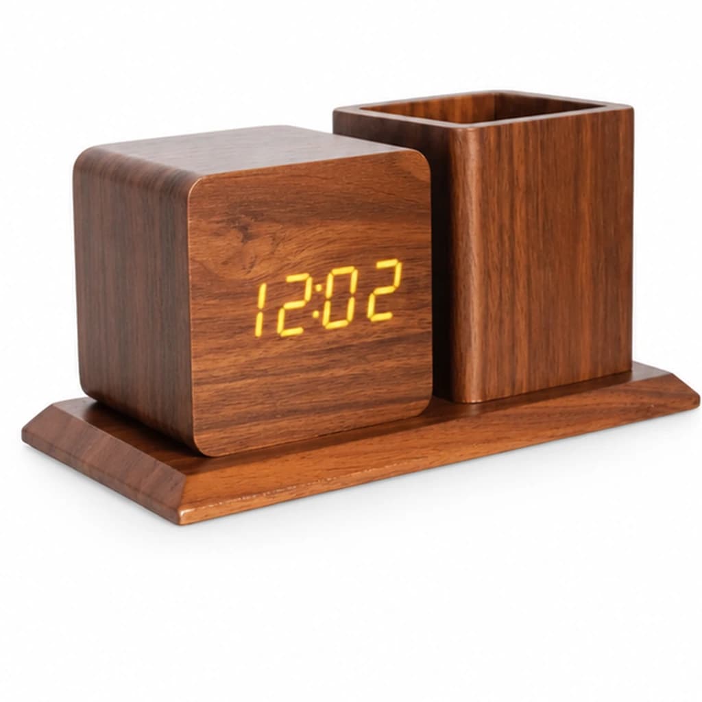 Wooden Digital Clock, image 3