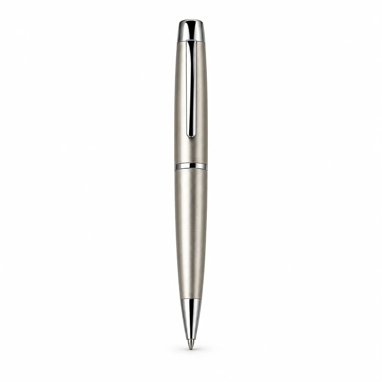 Pen and brown card holder duo, image 2