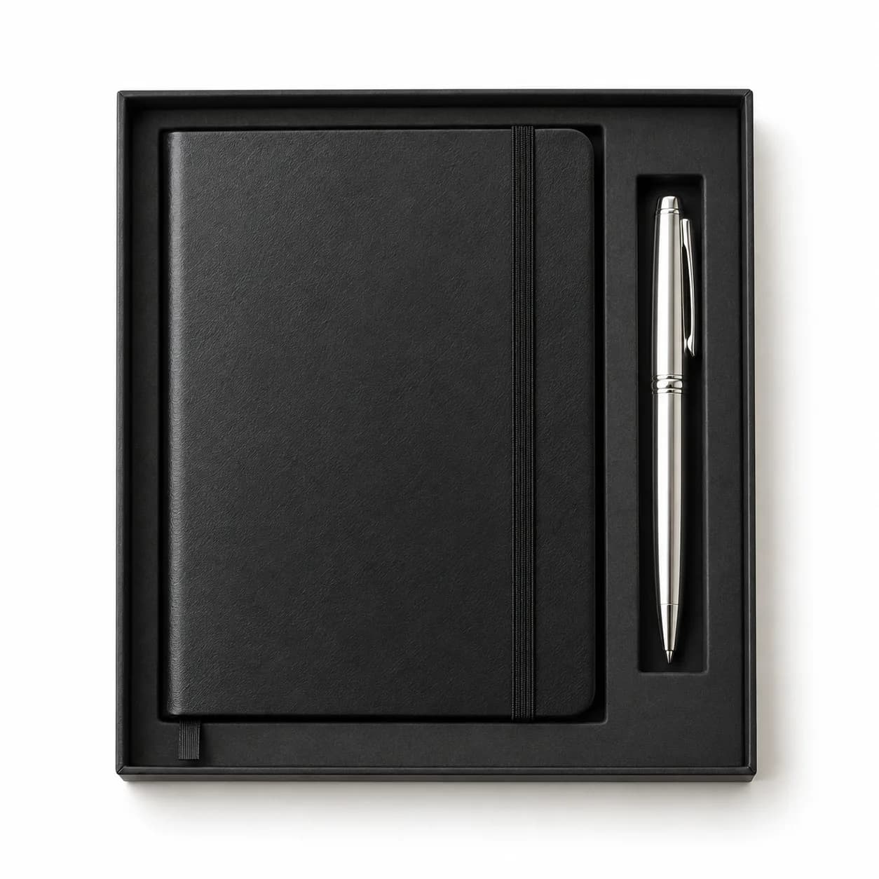 Elegant notebook and pen pack