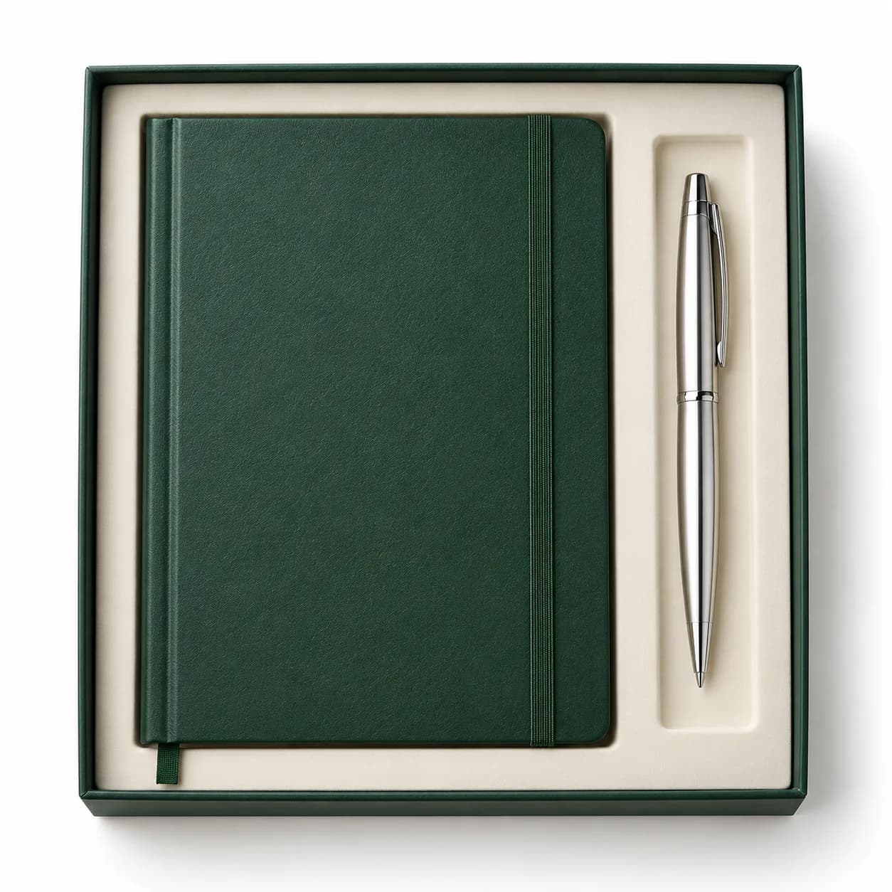 Elegant diary and pen duo