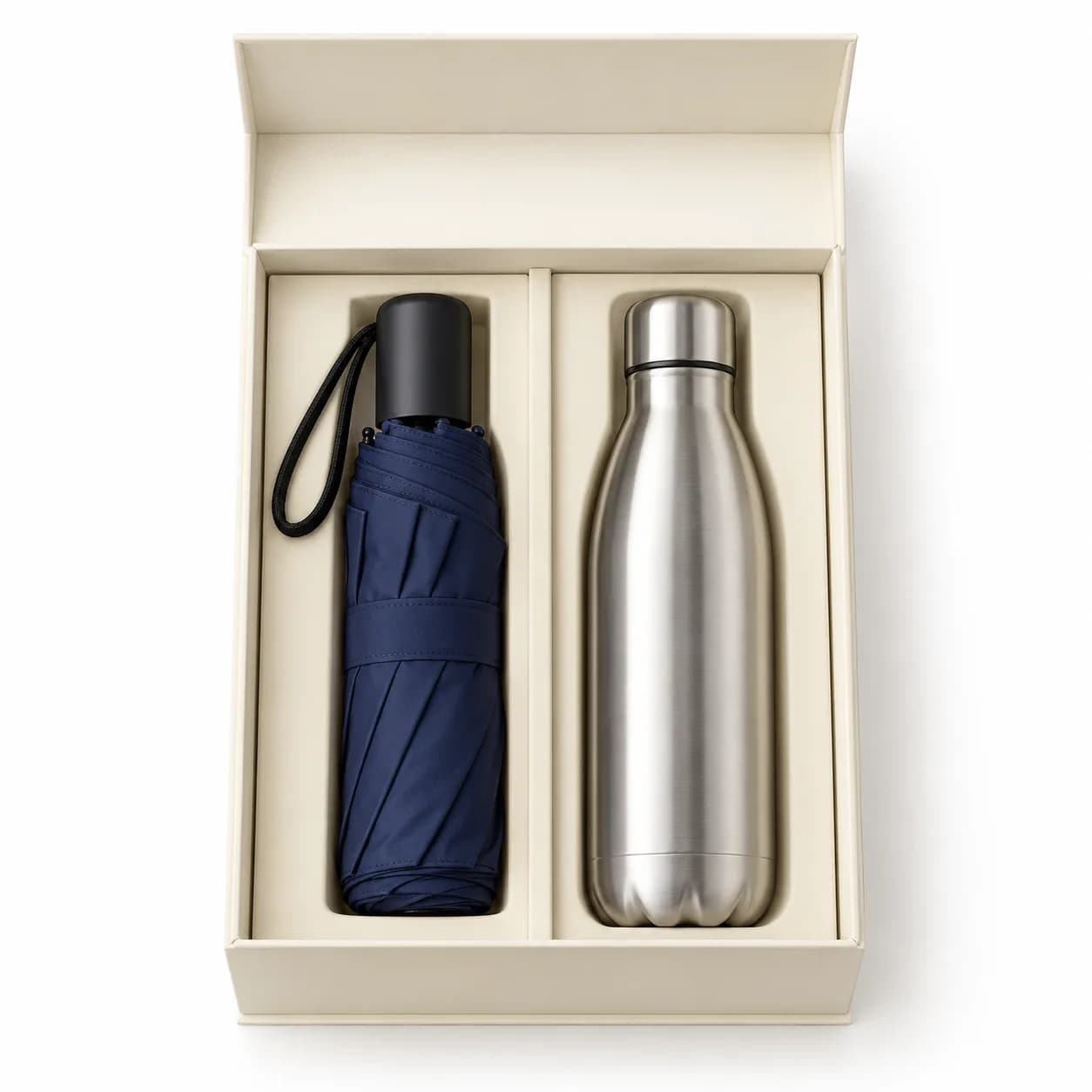 Umbrella and bottle duo