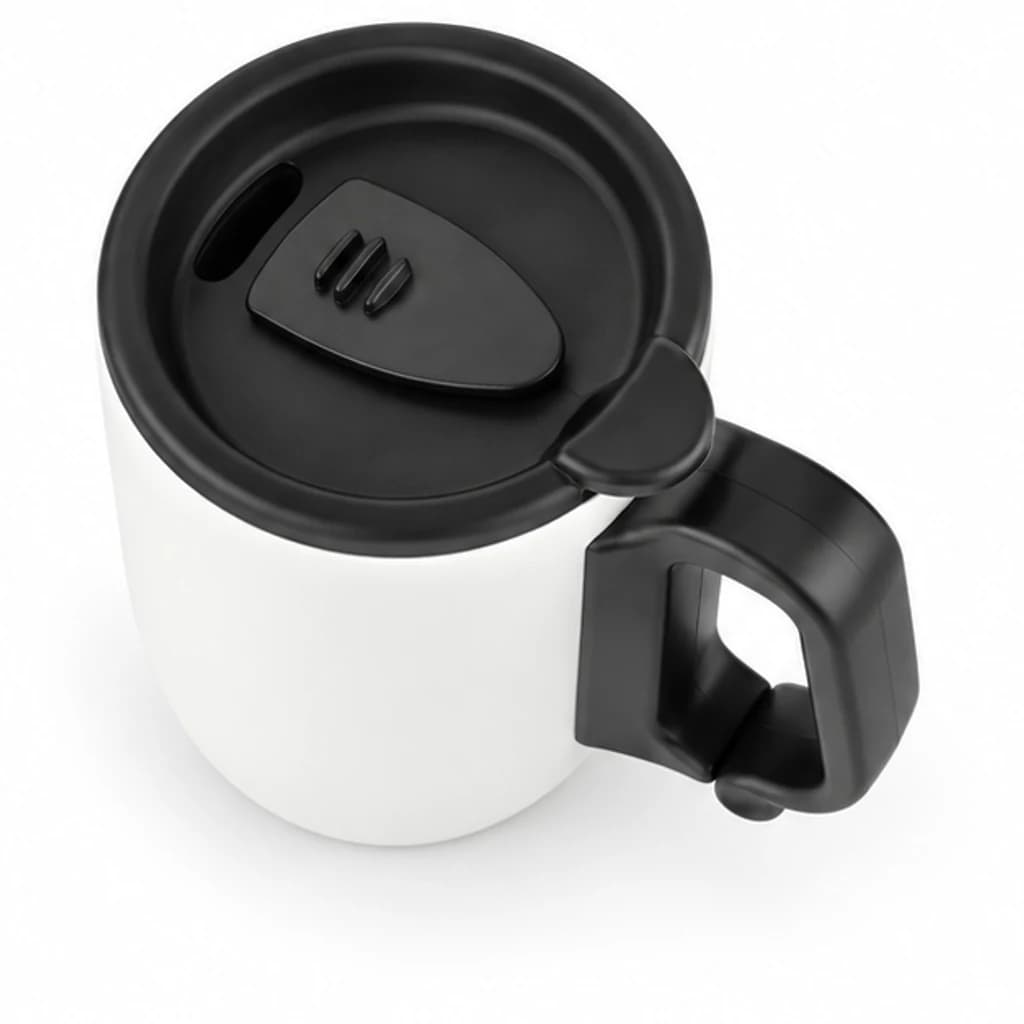 White Business handled mug, image 4