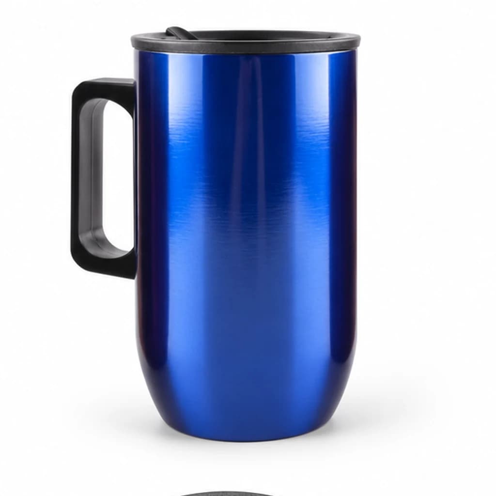 Blue corporate mug, image 2