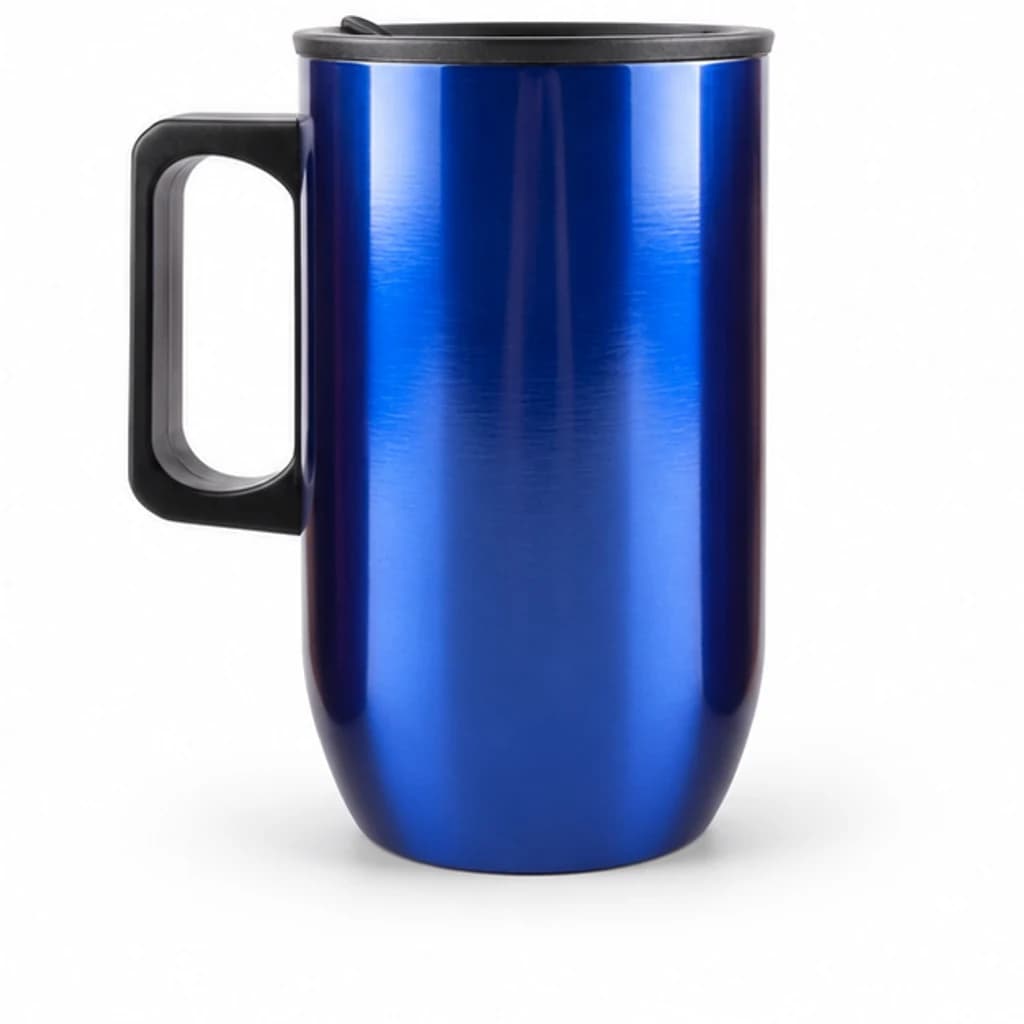 Blue corporate mug, image 3