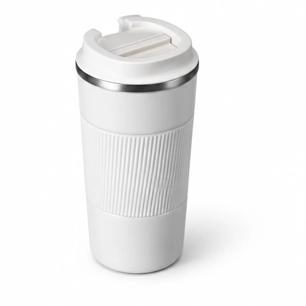 White lidded tumbler 510 ml, image 2