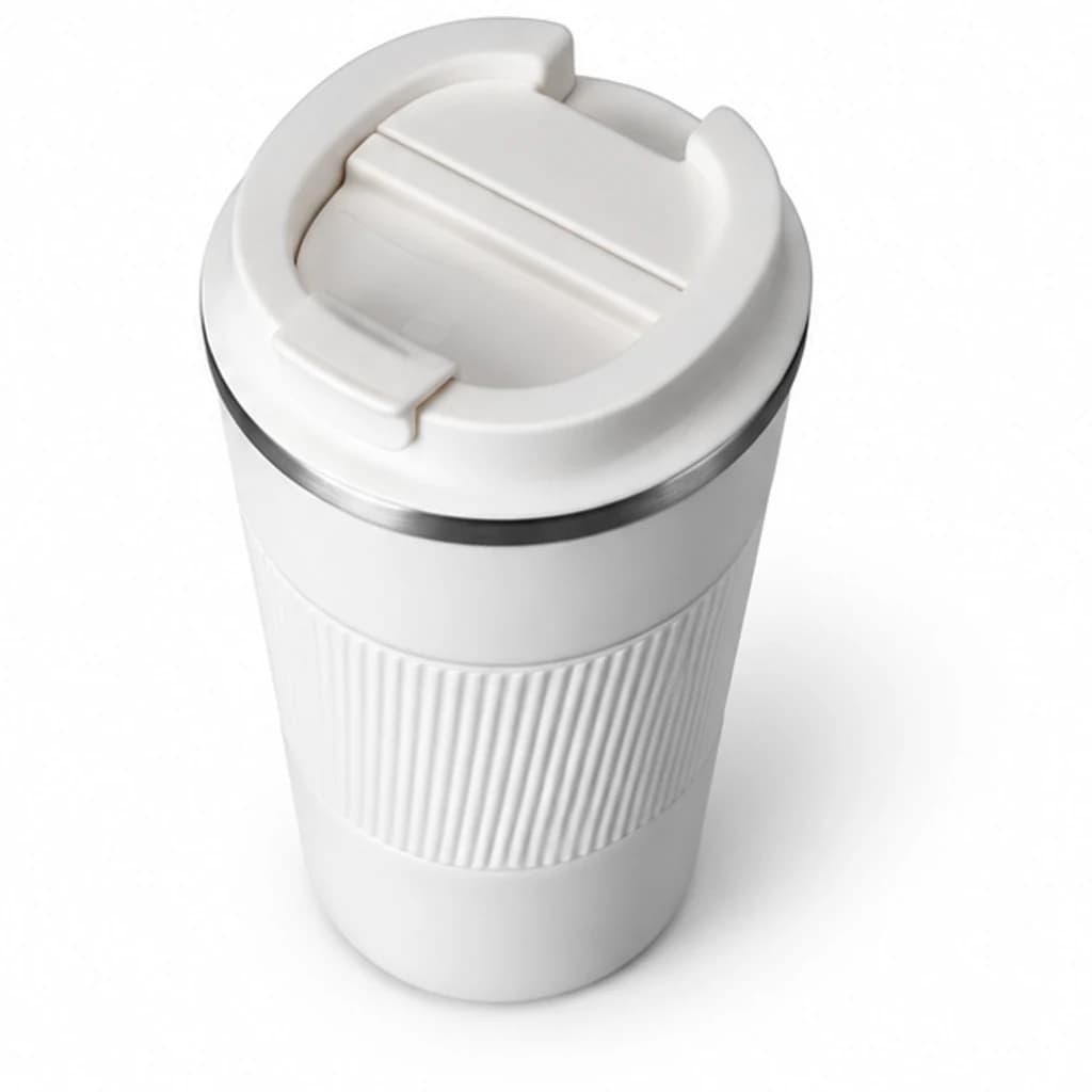 White lidded tumbler 510 ml, image 4