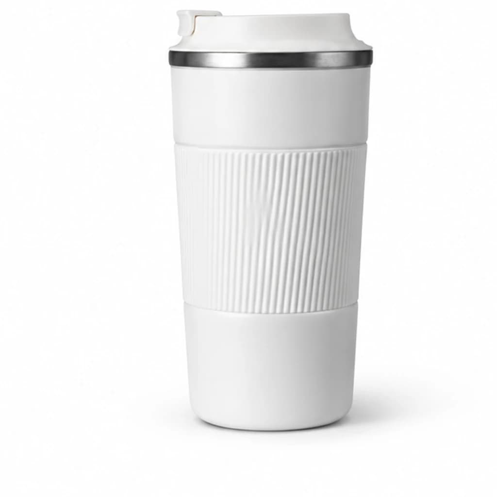 White lidded tumbler 510 ml, image 3