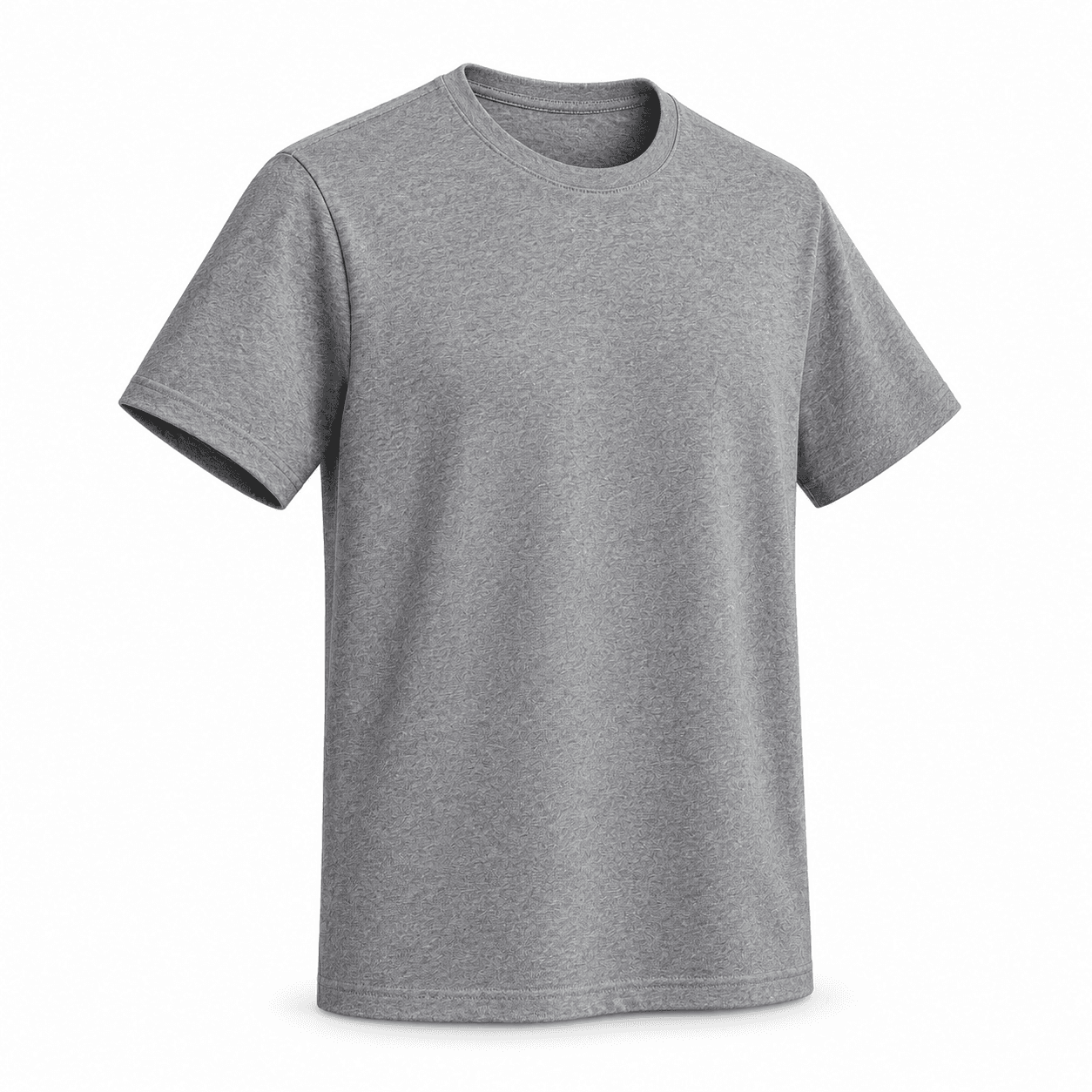 Heather Crew Neck T-Shirt, image 3