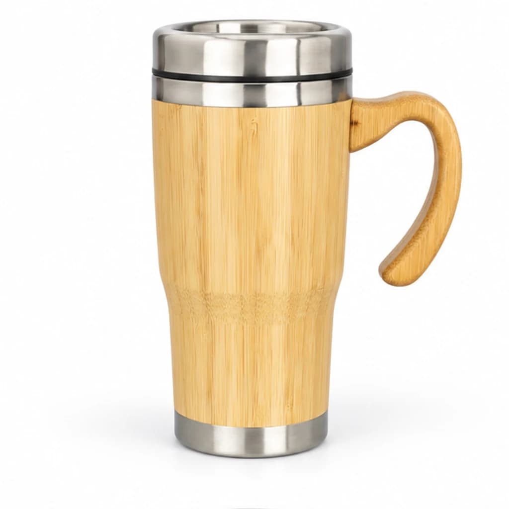 Eco bamboo handled mug, image 1